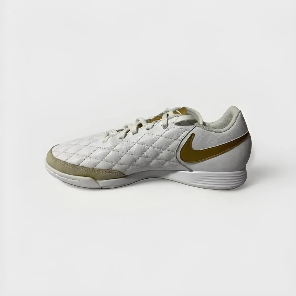Nike Legend 7 Ronaldinho Indoor White Gold AQ2217-171 Mens 7.5 R10